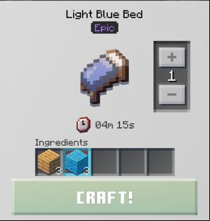 You can produce and craft items which have a grey background - How does the crafting system work in Minecraft Earth? - FAQ - Minecraft Earth Guide