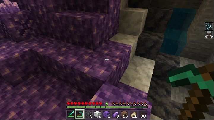 Smooth basalt can be found in the natural environment, right next to the amethyst geodes - Minecraft Caves & Cliffs: Blocks - list - Raw materials and blocks - Minecraft Guide