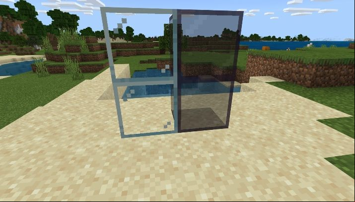Tinted glass does not light - Minecraft Caves & Cliffs: Blocks - list - Raw materials and blocks - Minecraft Guide
