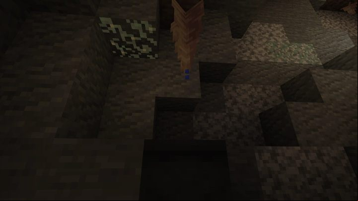 Dripstones can also appear under water - Minecraft Caves & Cliffs: Blocks - list - Raw materials and blocks - Minecraft Guide