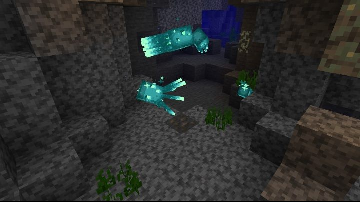 You will find glowing squid in the underground, in large water tanks - Minecraft Caves & Cliffs: Glowing Squid - occurrence, usage - Mobs - Minecraft Guide