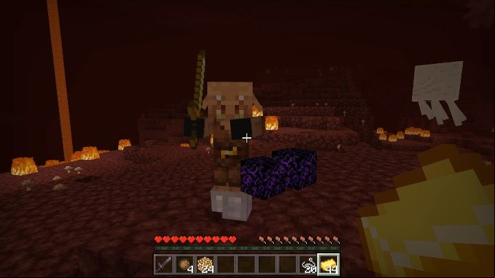 He took my shoes - Minecraft: Piglins, Nether Update - whats new? - Minecraft Nether Update - Minecraft Guide