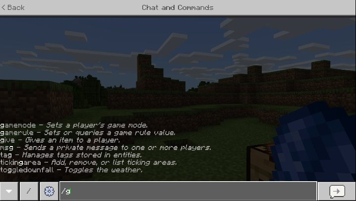If you want to use cheat codes you have to open the command console first and to do so you have to press the T key - Minecraft: Cheat Codes - Appendix - Minecraft Guide