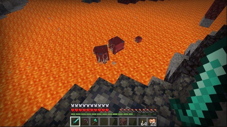 Riding on a Strider is like riding a pig - Minecraft: Strider, Nether Update - whats new? - Minecraft Nether Update - Minecraft Guide