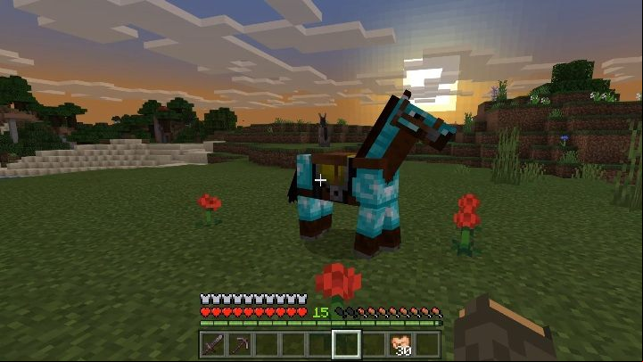 The saddle is used for riding a mount, such as a pig, horse or donkey - Minecraft: Leash, saddle - how to get? - Village life - Minecraft Guide