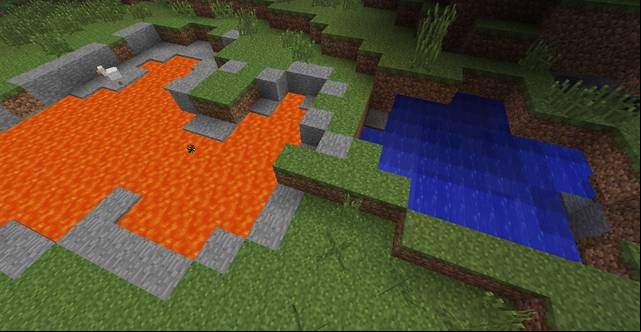Lava and water - Minecraft: Blocks - types, features - Blocks - how does Minecraft look like? - Minecraft Guide