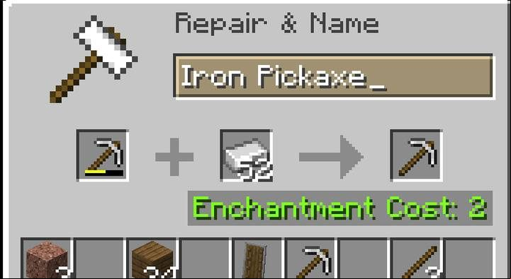With the anvil you will be able to repair items using - Minecraft: Repairing tools, weapons - how to do it? Tips - Basic tools - Minecraft Guide