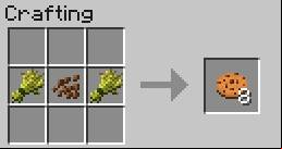 One cookie restores one point of hunger - Minecraft: Food - recipes, list, crafting - Recipes - Minecraft Guide