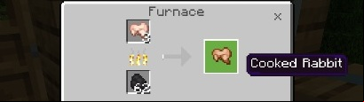 A Cooked Rabbit is a fried piece of rabbit meat - Minecraft: Food - recipes, list, crafting - Recipes - Minecraft Guide
