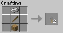 The Tripwire hooks activate traps after the tripwire between them is broken - Minecraft: Redstone, transportation - recipes, list, crafting - Recipes - Minecraft Guide