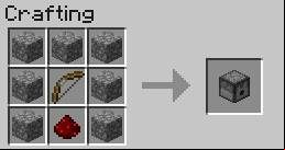 An object which is most commonly used as a component of traps - Minecraft: Redstone, transportation - recipes, list, crafting - Recipes - Minecraft Guide