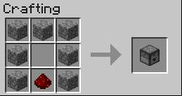 Works as a principle similar to the dispenser, but it disallows using the items inside - Minecraft: Redstone, transportation - recipes, list, crafting - Recipes - Minecraft Guide