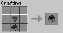 Minecart with hopper - Minecraft: Redstone, transportation - recipes, list, crafting - Recipes - Minecraft Guide