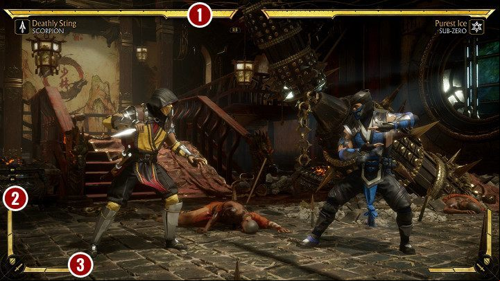 Mortal Kombat 11 is a very dynamic game, in which you have to react within fractions of a second - Interface and Meter in Mortal Kombat 11 - Basics - Mortal Kombat 11 Guide and Tips
