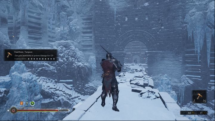 On the other side of the bridge you will encounter a new enemy that is equipped with a shield - Mortal Shell: Crypt of Martyrs walkthrough - Walkthrough - Mortal Shell Guide, Walkthrough