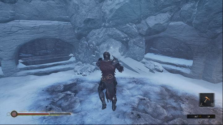 Go through the tunnel - Mortal Shell: Crypt of Martyrs walkthrough - Walkthrough - Mortal Shell Guide, Walkthrough