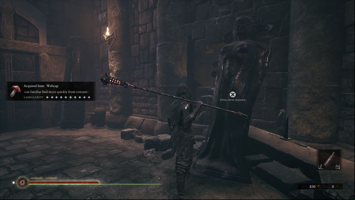 On the right, you come across an Iron Maiden - Mortal Shell: Shrine of Ash walkthrough - Walkthrough - Mortal Shell Guide, Walkthrough