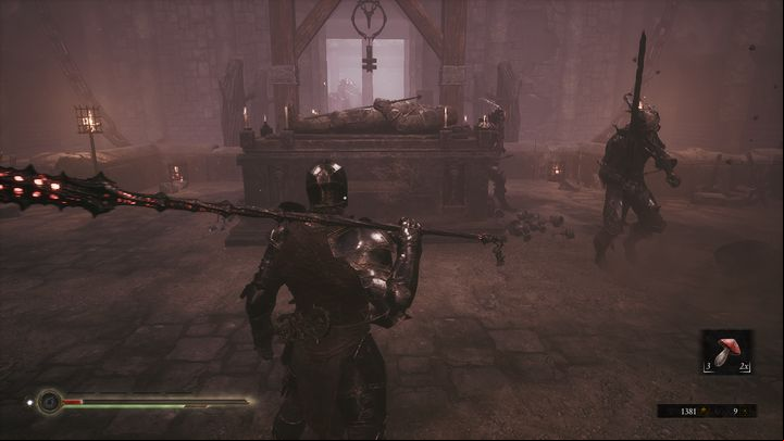 At the tomb, you will find two weaker enemies - Mortal Shell: Shrine of Ash walkthrough - Walkthrough - Mortal Shell Guide, Walkthrough