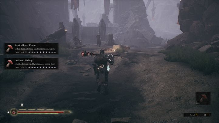 One of the more powerful opponents is on the right side - do not go towards him - Mortal Shell: Shrine of Ash walkthrough - Walkthrough - Mortal Shell Guide, Walkthrough