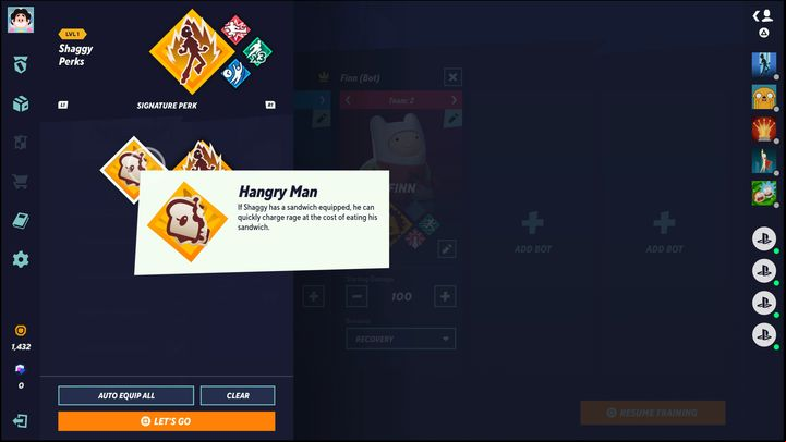 Shaggy has access to 2 Signature Perks - MultiVersus: Shaggy - how to play? - Bruiser - MultiVersus Guide