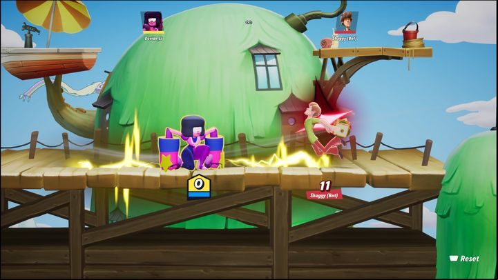 When between two opponents , it is a good idea to use the normal lower attack , which has a greater range the longer you charge this attack - MultiVersus: Garnet - how to play? - Bruiser - MultiVersus Guide