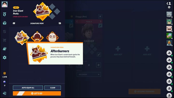 The Iron Giant has access to 3 Signature Perks - MultiVersus: Iron Giant - how to play? - Tanks - MultiVersus Guide