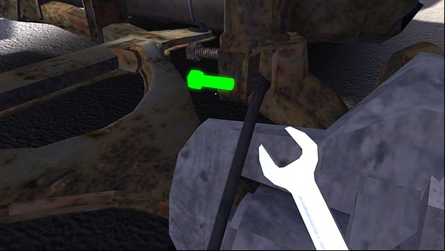 Now install the disc brakes (DISC BRAKE) but dont screw them yet - Suspension and steering system of the Satsuma car | My Summer Car - Assembling the Satsuma car - My Summer Car Guide