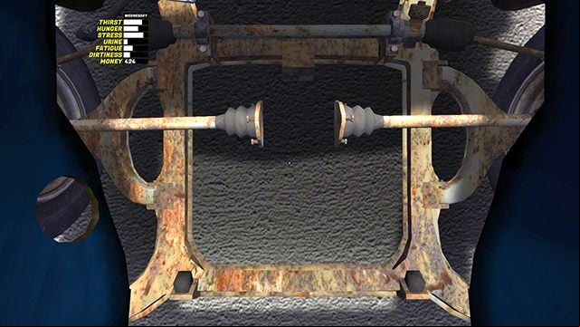 Time for the main part - STEERING COLUMN - Suspension and steering system of the Satsuma car | My Summer Car - Assembling the Satsuma car - My Summer Car Guide