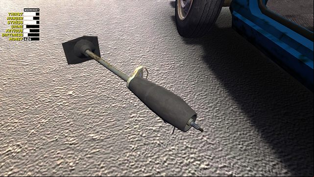 Install it from inside the cabin in the obvious place - Suspension and steering system of the Satsuma car | My Summer Car - Assembling the Satsuma car - My Summer Car Guide