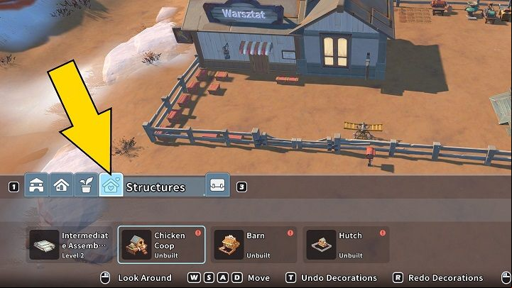 Chciken Coop, Hutch and Barn are three buildings that you can only build with Construction Junction - My Time at Sandrock: Construction Junction - Basics - My Time at Sandrock Guide, Walkthrough