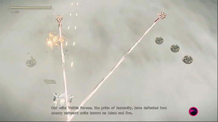 You will regain control over 2B and you'll be using the Flight Suit - NieR Automata: Chapter 11, 2B and 9S - Route C, D - walkthrough - Route C and D - NieR Automata Guide
