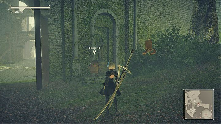 3 - Nier Automata: Forest Zone and Forest Castle - walkthrough, side missions - Side missions - NieR Automata Guide