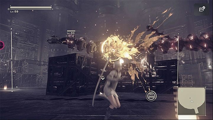 On the new floor, another fight will begin - Nier Automata: Chapter 16, 9S and A2 - Route C, D - walkthrough - Route C & D - NieR Automata Guide