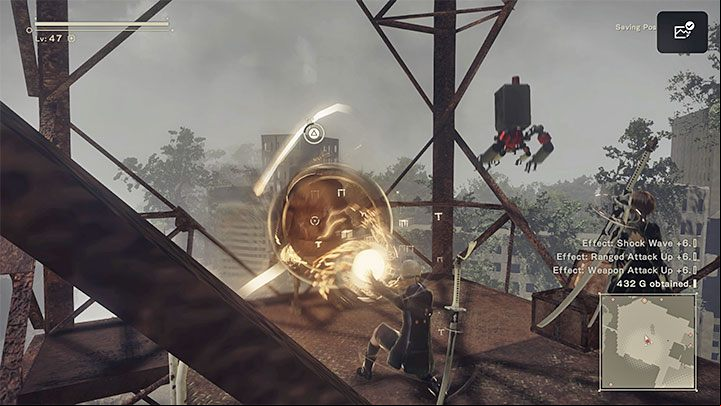 You will encounter the same Wise Machine here and in the next two locations - NieR Automata: City Ruins - walkthrough, side quests - Side missions - NieR Automata Guide