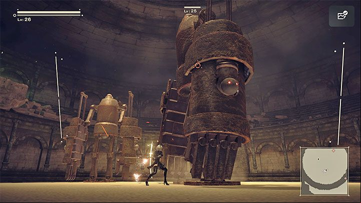 Subsequent battles have additional restrictions or difficulties (e - NieR Automata: Desert Zone - walkthrough, side quests - Side missions - NieR Automata Guide