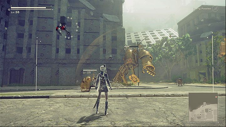 2) Defeating opponents - In general, we don't advise avoiding fights against opponents at all costs - NieR Automata: XP - how to collect? - FAQ - NieR Automata Guide
