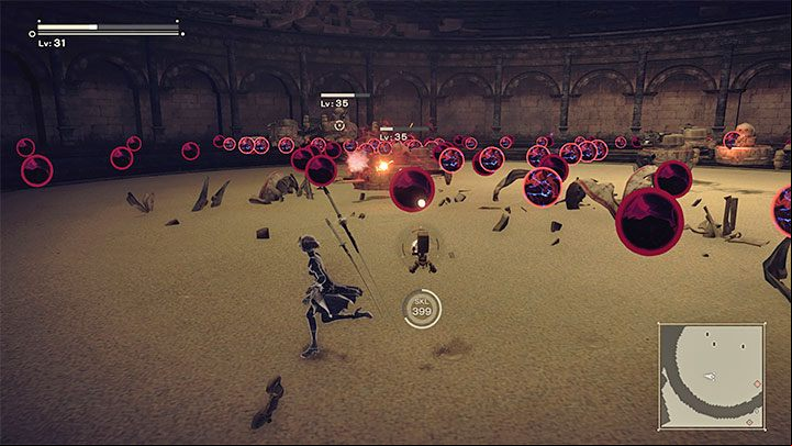If you have the DLC 3C3C1D119440927 installed, then ing battles in optional arenas is a very good idea to get XP - NieR Automata: XP - how to collect? - FAQ - NieR Automata Guide