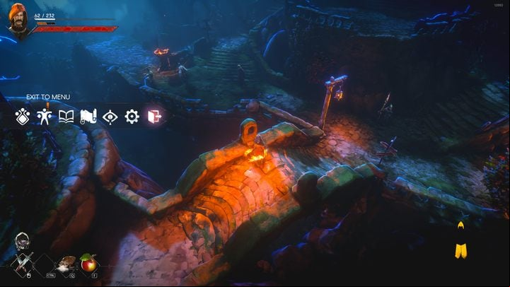 If you know that you'll need to step away from the computer or console for a moment, and don't want to exit the game, you can use the "Exit to menu" option from the menu - No Rest for the Wicked: Is there a pause? - FAQ - No Rest for the Wicked Guide