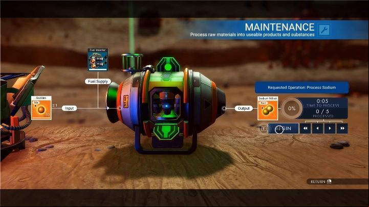 Uranium can also be obtained by using a portable refinery machine - How to get Cobalt, Uranium and Oxygen in No Mans Sky NEXT? - Basic information - No Mans Sky Game Guide