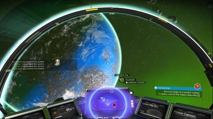 After choosing a save file for your multiplayer session the game will start loading your character - How to start the multiplayer mode in No Mans Sky NEXT? - Multiplayer mode - No Mans Sky Game Guide