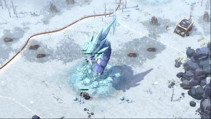 Battle with Hrimgandr is only taking place to distract attention from the miners. - Tremors | Northgard Walkthrough - Walkthrough - Northgard Game Game Guide