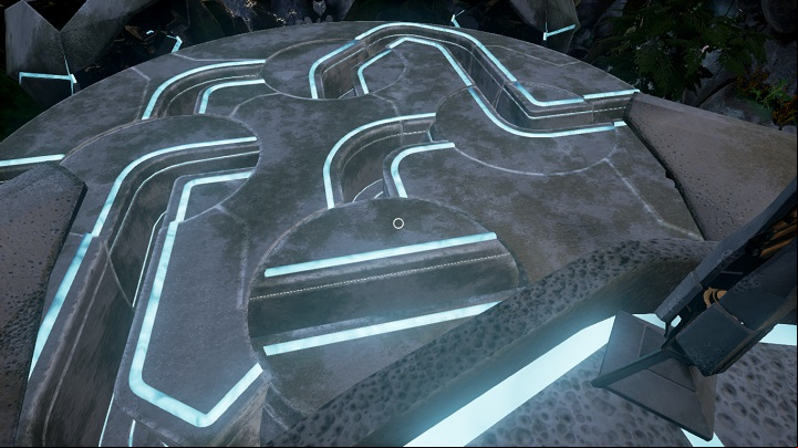Run to the Maze and take the elevator to level 1 - Establishing a path and powering the Capsule | Walkthrough - Walkthrough - Obduction Game Guide