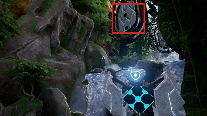 See the picture above - Establishing a path and powering the Capsule | Walkthrough - Walkthrough - Obduction Game Guide