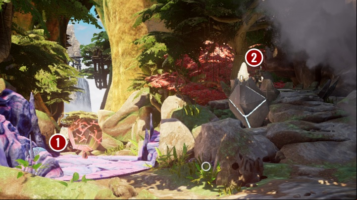 It turns out that the pathway is available (the door will materialize when you approach them) - Human repository | Walkthrough - Walkthrough - Obduction Game Guide