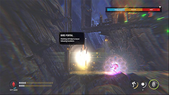 Once we get close to the Sligs, we can recruit three more mudocons - Oddworld Soulstorm: Descent to Level 2, The Mines - guide, walkthrough description - 11: The Mines - Oddworld Soulstorm Guide