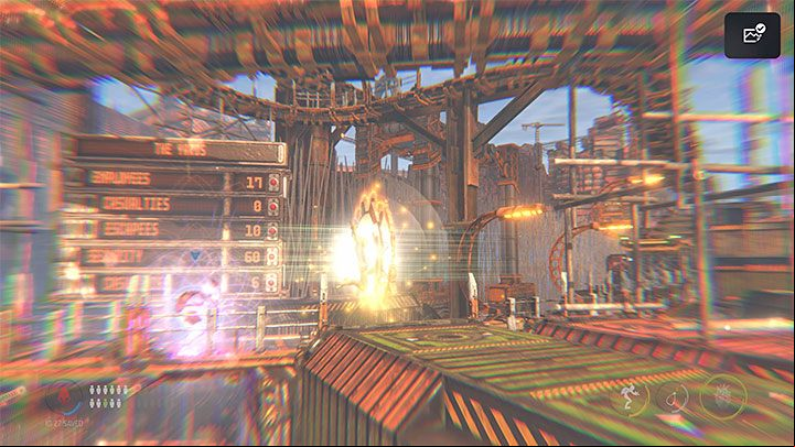 Your group then has to keep moving to the right - Oddworld Soulstorm: Reaching the Security Station by crane - walkthrough - 15: The Yards - Oddworld Soulstorm Guide