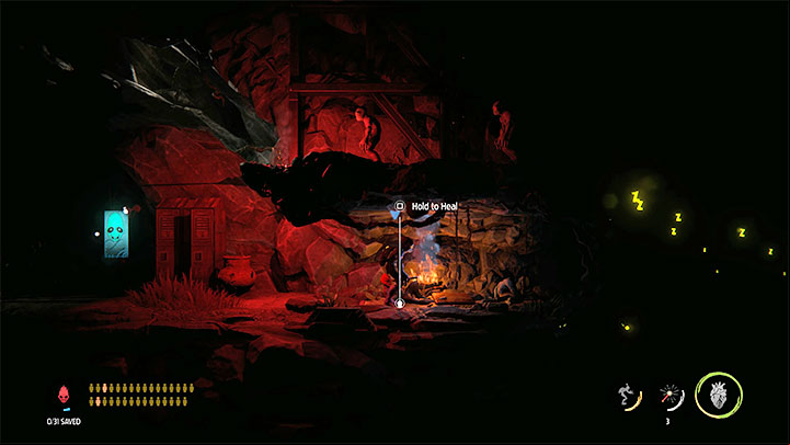 The lower area with the next Mudokons will be unlocked - Oddworld Soulstorm: Crossing the valley on the lift, Sorrow Valley - walkthrough - 5: Sorrow Valley - Oddworld Soulstorm Guide