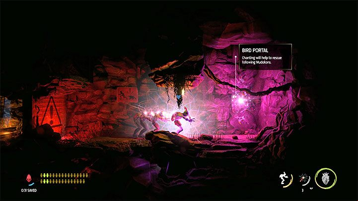 We can go back to the top shelf with the Mudokons and order everyone to follow Abe - Oddworld Soulstorm: Crossing the valley on the lift, Sorrow Valley - walkthrough - 5: Sorrow Valley - Oddworld Soulstorm Guide