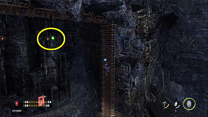 Abe can reach this secret area on the way back to the location where the second mine cart ride was initiated - Oddworld Soulstorm: Stage 5 - all secrets, list - Oddworld Soulstorm Guide