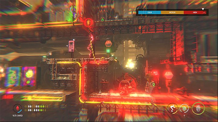 You need to keep an eye on the area shown in the picture, because new Slig booths are located here - Oddworld Soulstorm: Going through Workzone 2, Feeco Depot - walkthrough - 14: Feeco Depot - Oddworld Soulstorm Guide